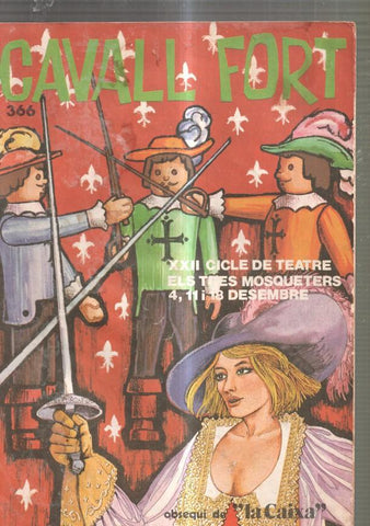 Revista: Cavall Fort numero 366, 1977: XXII cicle de teatre Els Tres Mosqueters- Els