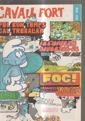 Revista: Cavall Fort numero 207-208, 1971: Allo que passa- Els bruixots de Kibur-
