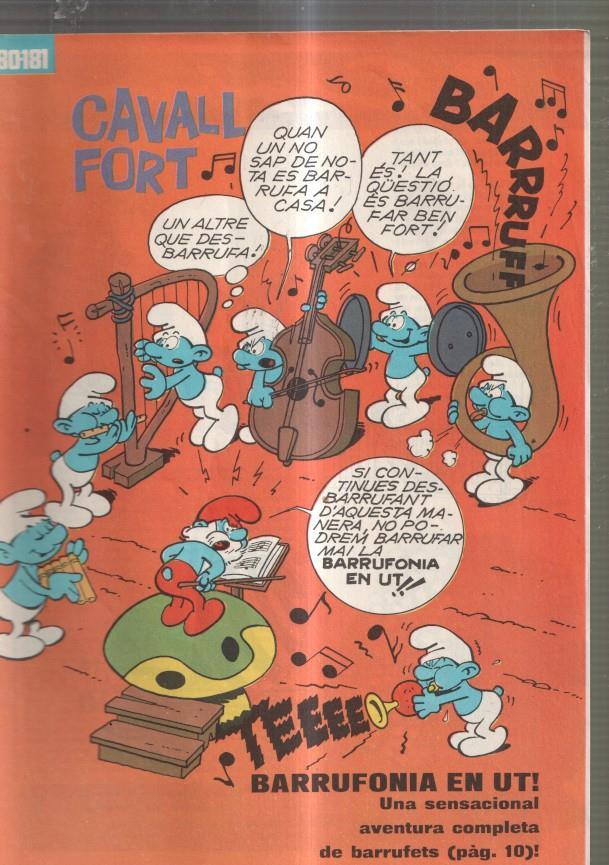 Revista: Cavall Fort numero 180-181, 1970: Barrufonis en UT- Jan i Trencapins, El