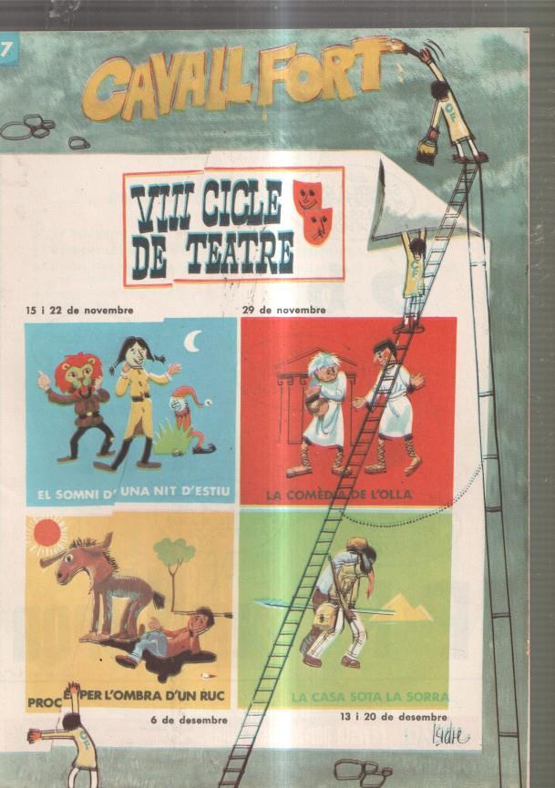 Revista: Cavall Fort numero 187, 1970: VIII Cicle de teatre- Els bruixots de Kibur-