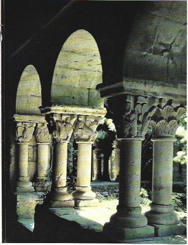 LAMINA 38694: Detalle del claustro de Sant Benet de Bages