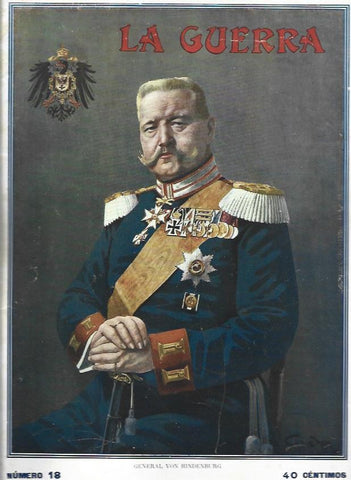 LAMINA 38819: General Von Hinderburg