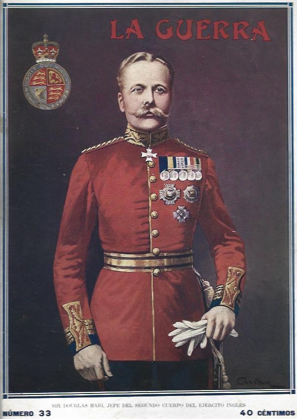 LAMINA 38834: Sir Douglas Haig, jefe del Segundo Cuerpo del ejercito de Inglaterra