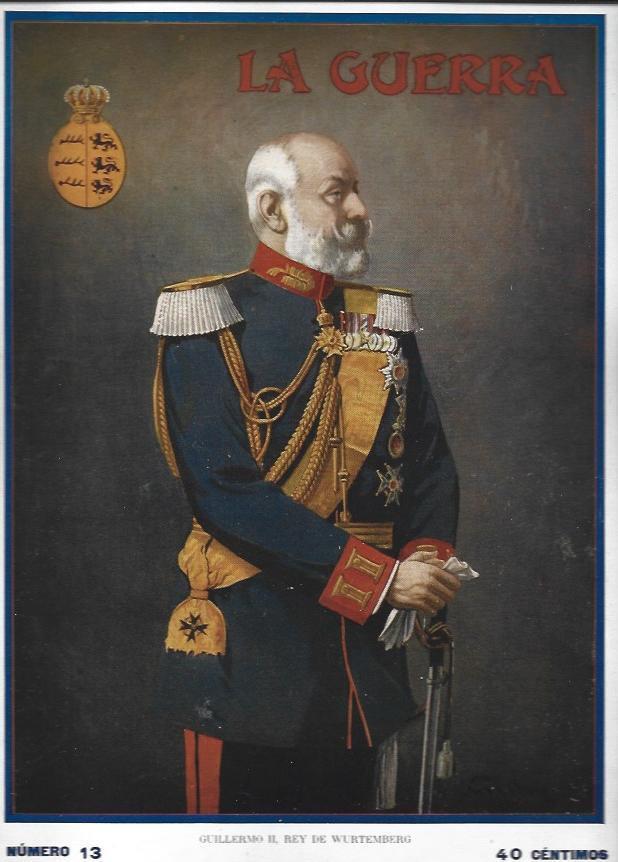 LAMINA 38814: Guillermo II, rey de Wurtemberg