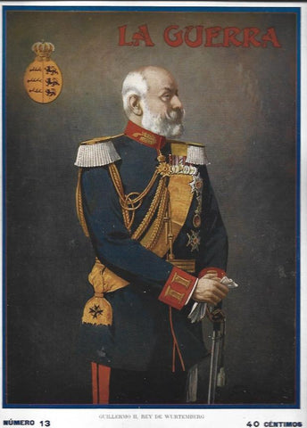 LAMINA 38814: Guillermo II, rey de Wurtemberg