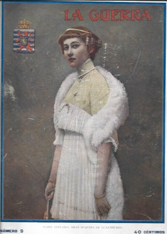 LAMINA 38810: Maria Adelaida, Gran Duquesa de Luxemburgo