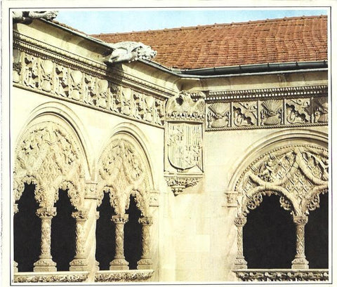 LAMINA 38877: Detalle de claustro en Valladolid
