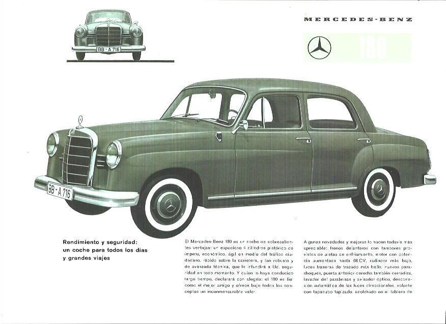 LAMINA 38846: Mercedes Benz 180