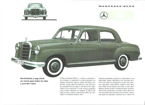 LAMINA 38846: Mercedes Benz 180