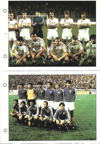 LAMINA 38789: Selección de futbol de la URSS y de Yugoslavia
