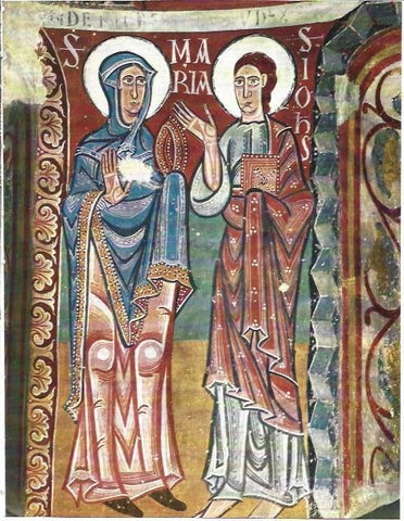 LAMINA 38721: Pintura romanica 