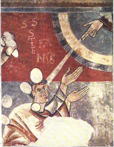 LAMINA 38722: Fresco de Sant Quirze de Benet