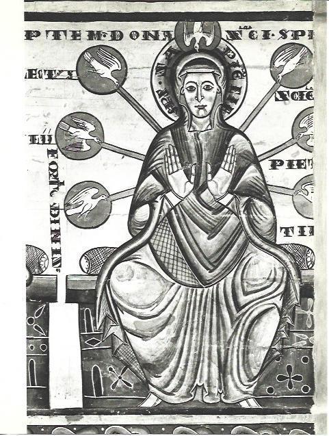 LAMINA 38733: Virgen con los dones del Espiritu Santo
