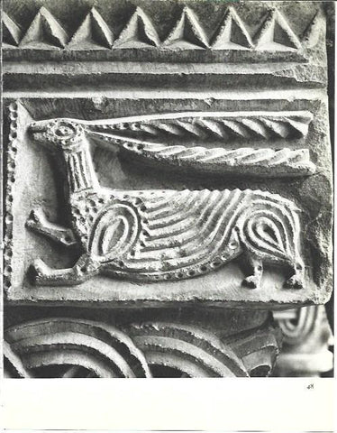 LAMINA 38717: Animal en capitel de L'Estany