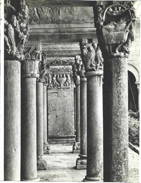 LAMINA 38707: Galeria del claustro de la catedral de Girona