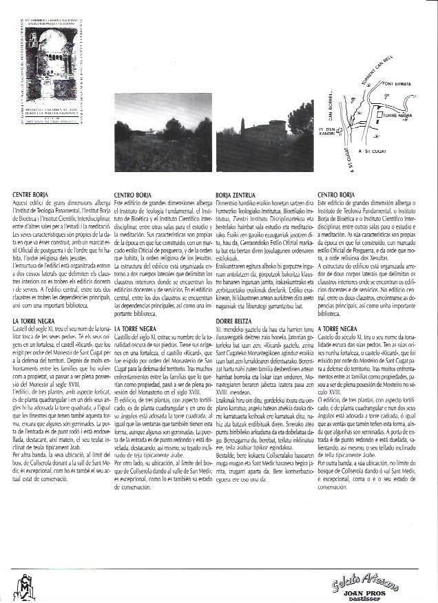 LAMINA 38770: Centro Borja y La Torre Negra
