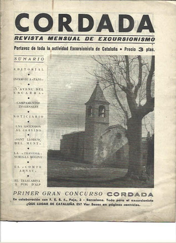 LAMINA 38785: Cordada, Revista mensual de Excursionismo