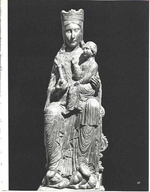 LAMINA 38743: Virgen con el Niño de la Catedral de Solsona