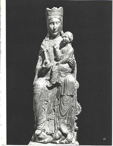 LAMINA 38743: Virgen con el Niño de la Catedral de Solsona