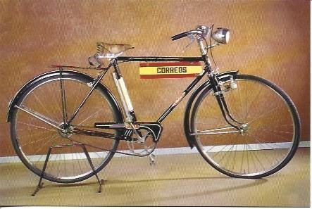 POSTAL A6375: Bicicleta de reparto de correos, 1930