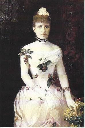 POSTAL A6367: La Reina Maria Cristina de Habsburgo por Sorolla