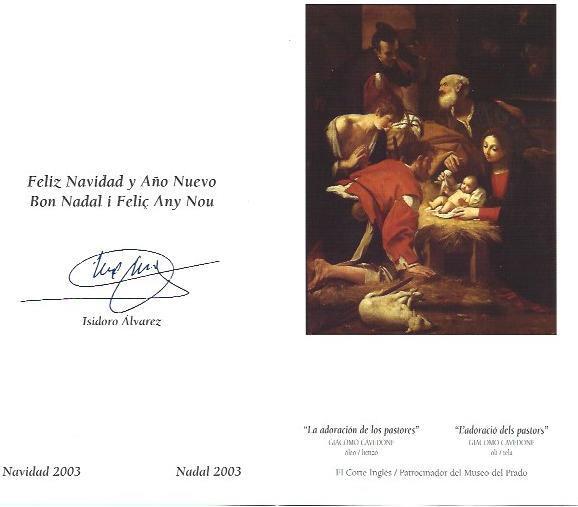 POSTAL DE NAVIDAD A6331: La adoracion de los pastores, por Cavedone