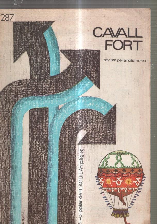 Revista: Cavall Fort numero 287, 1974: El vol polar de l aguila- Les aventures de