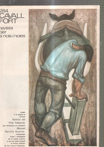 Revista: Cavall Fort numero 284, 1974: Noticia del pais Valencia- Manuel Sanchis