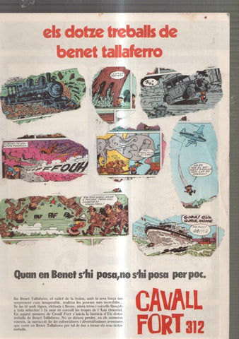 Revista: Cavall Fort numero 312, 1974: Quan en Benet s hi posa, no s hi posa per
