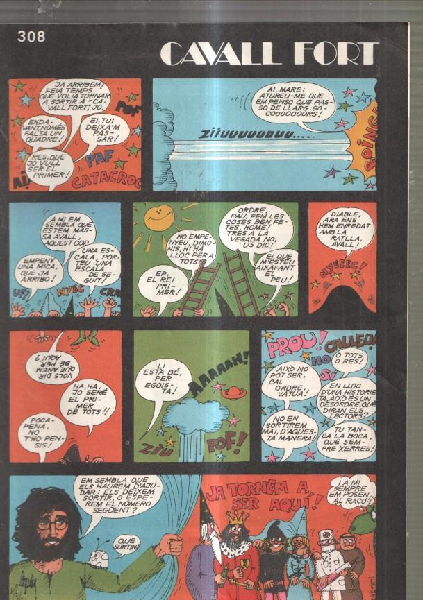 Revista: Cavall Fort numero 308, 1974: Allo que passa- El cavaller Crispi- Un negoci