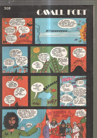 Revista: Cavall Fort numero 308, 1974: Allo que passa- El cavaller Crispi- Un negoci