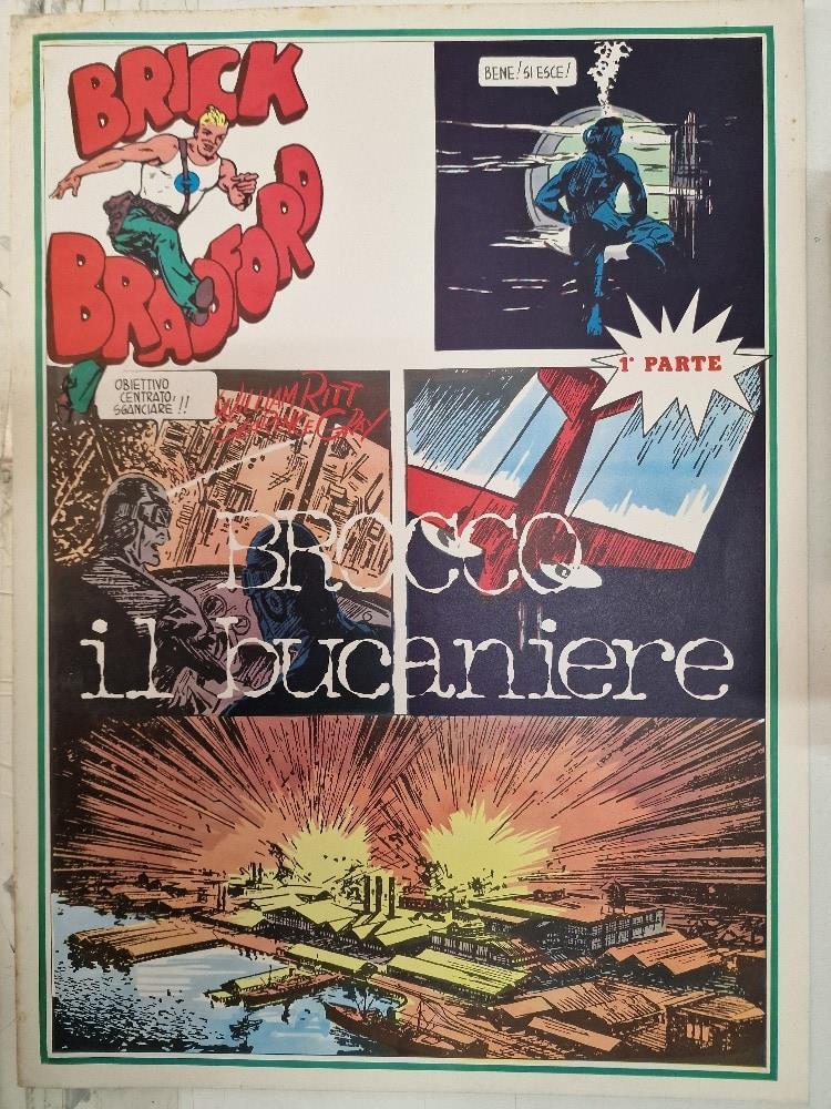 Collana/colección: Gertrie Daily num 11, Brick Bradford - Brocco il bucaniere 1a parte. Tiras diarias desde el 2/7/1934 al 12/1/1935