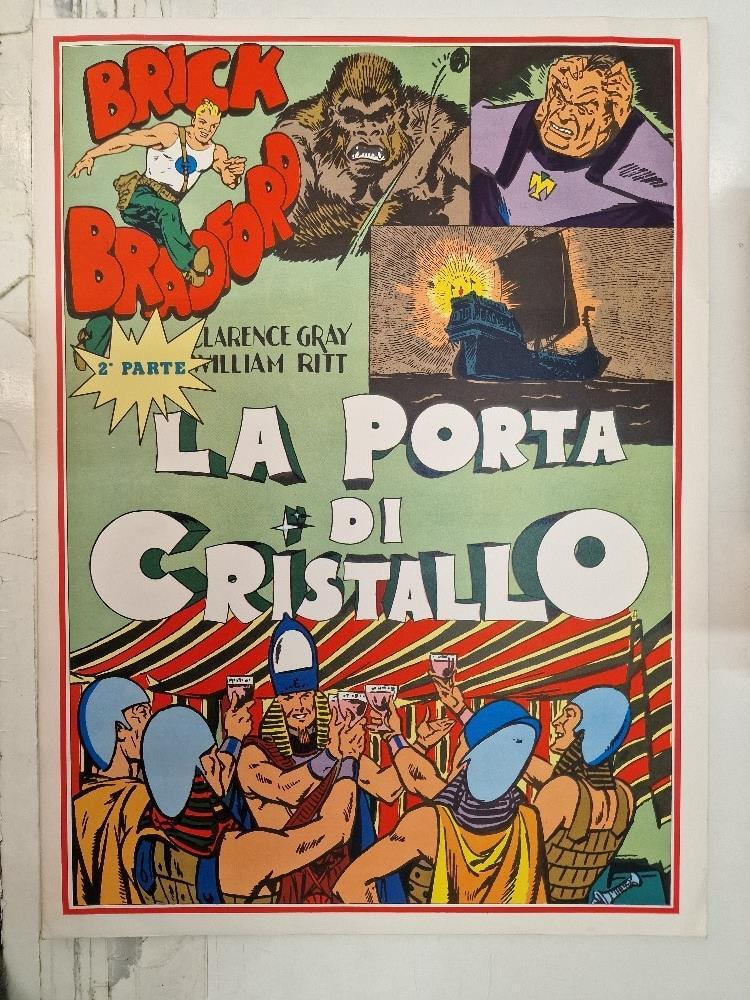 Collana/colección: Gertrie Daily num 22, Brick Bradford - La porta di cristallo 2a parte. Tiras diarias desde el 1/12/1943 al 18/3/1944