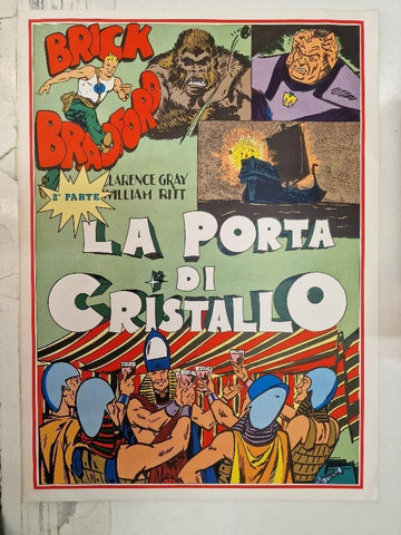 Collana/colección: Gertrie Daily num 22, Brick Bradford - La porta di cristallo 2a parte. Tiras diarias desde el 1/12/1943 al 18/3/1944