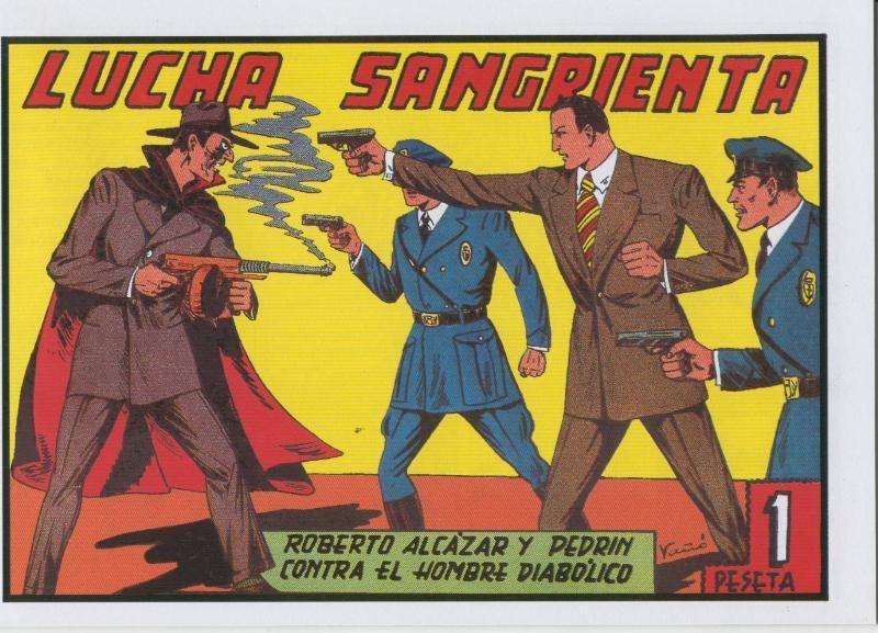 Facsimil Roberto Alcazar y Pedrin numero 0097: Lucha sangrienta