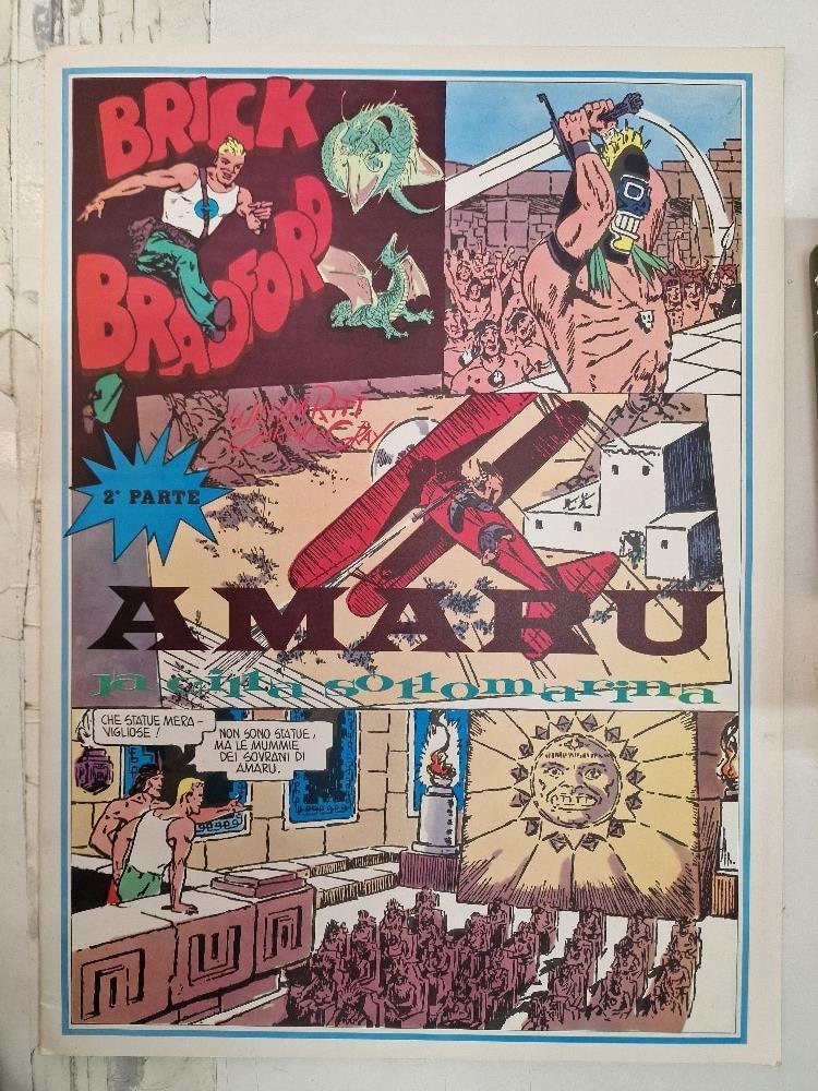 Collana/colección: Gertrie Daily num 04, Brick Bradford - Amaru la citta sottomarrina 2a parte. Tiras diarias del 22/1 al 30/6/1934