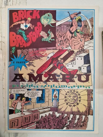 Collana/colección: Gertrie Daily num 04, Brick Bradford - Amaru la citta sottomarrina 2a parte. Tiras diarias del 22/1 al 30/6/1934