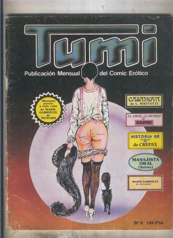 Tumi publicacion mensual del comic erotico numero 2