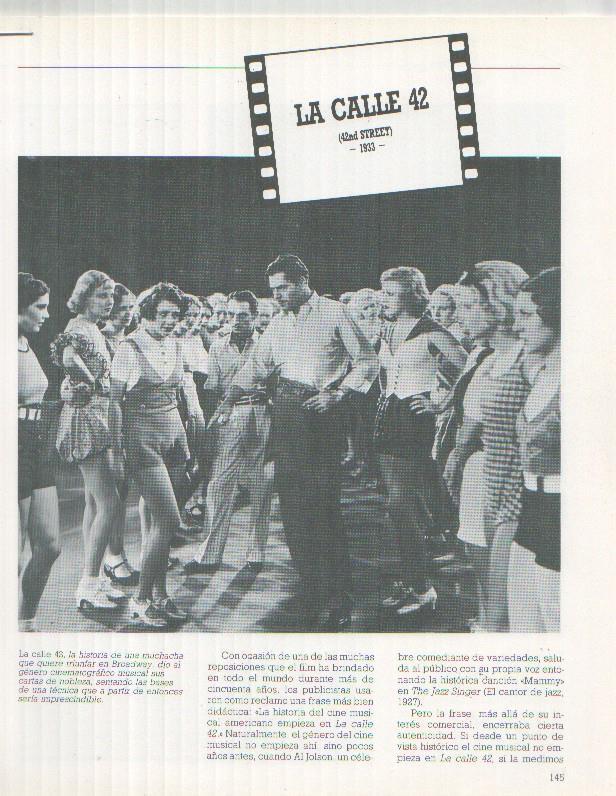 Peliculas miticas y musicales: La calle 42