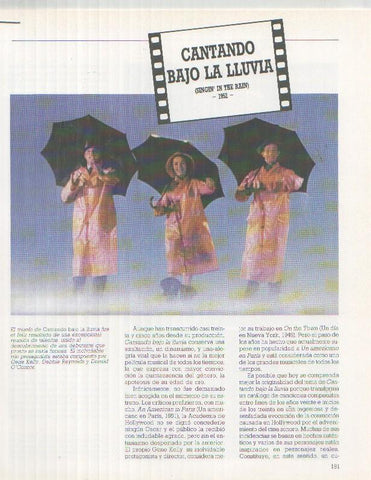 Peliculas miticas y musicales: Cantando bajo la lluvia