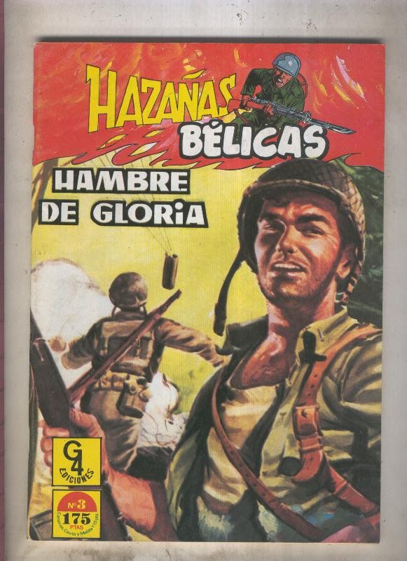 Hazañas Belicas vertical de 150 pts numero 03: Hambre de gloria