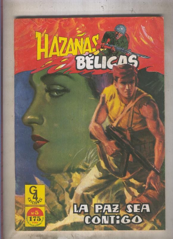 Grupo G4: Hazañas Belicas vertical de 150 pts numero 05: La paz sea contigo