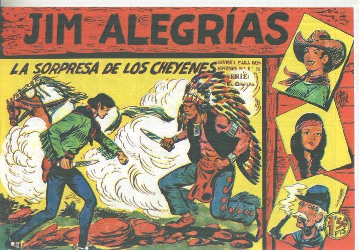 Facsimil: Jim Alegrias numero 29: La sorpresa de los cheyenes