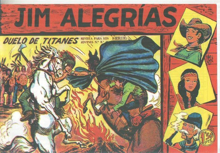 Facsimil: Jim Alegrias numero 27: Duelo de titanes