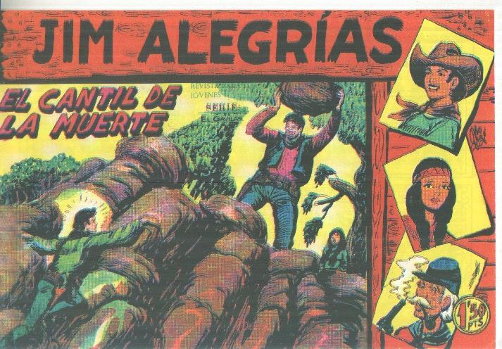 Facsimil: Jim Alegrias numero 04: El cantil de la muerte