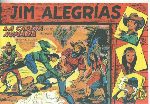 Facsimil: Jim Alegrias numero 08: La cadena humana