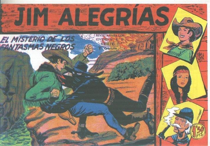 Facsimil: Jim Alegrias numero 15: El misterio de los fantasmas negros