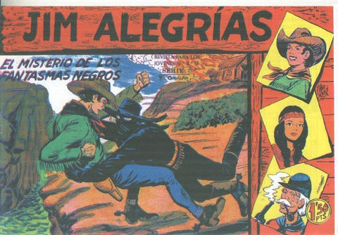 Facsimil: Jim Alegrias numero 15: El misterio de los fantasmas negros