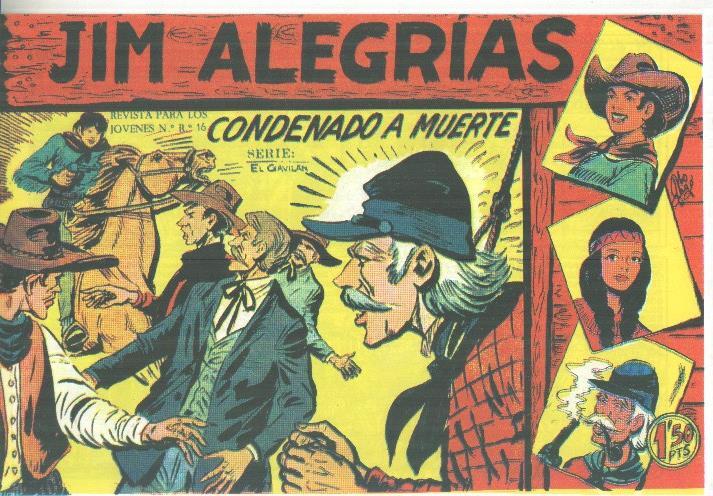 Facsimil: Jim Alegrias numero 06: Condenado a muerte