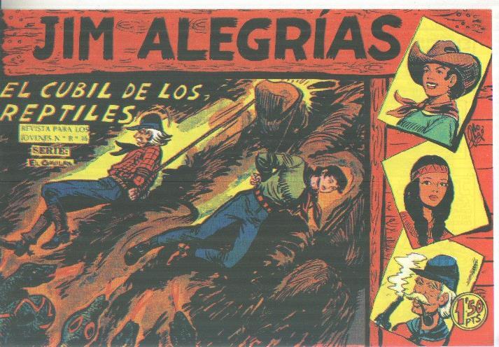 Facsimil: Jim Alegrias numero 05: El cubil de los reptiles